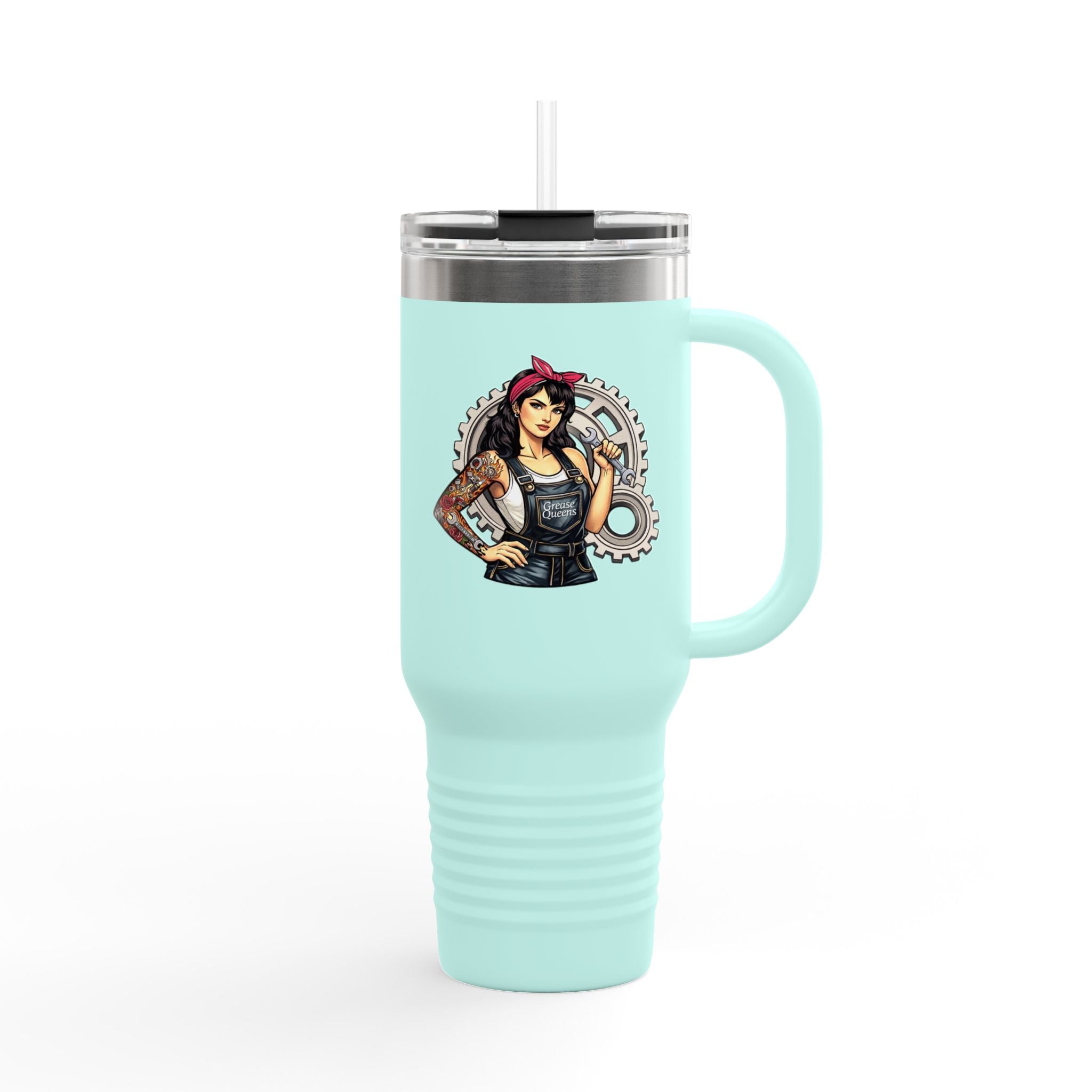 Grease Queen Insulated Travel Mug