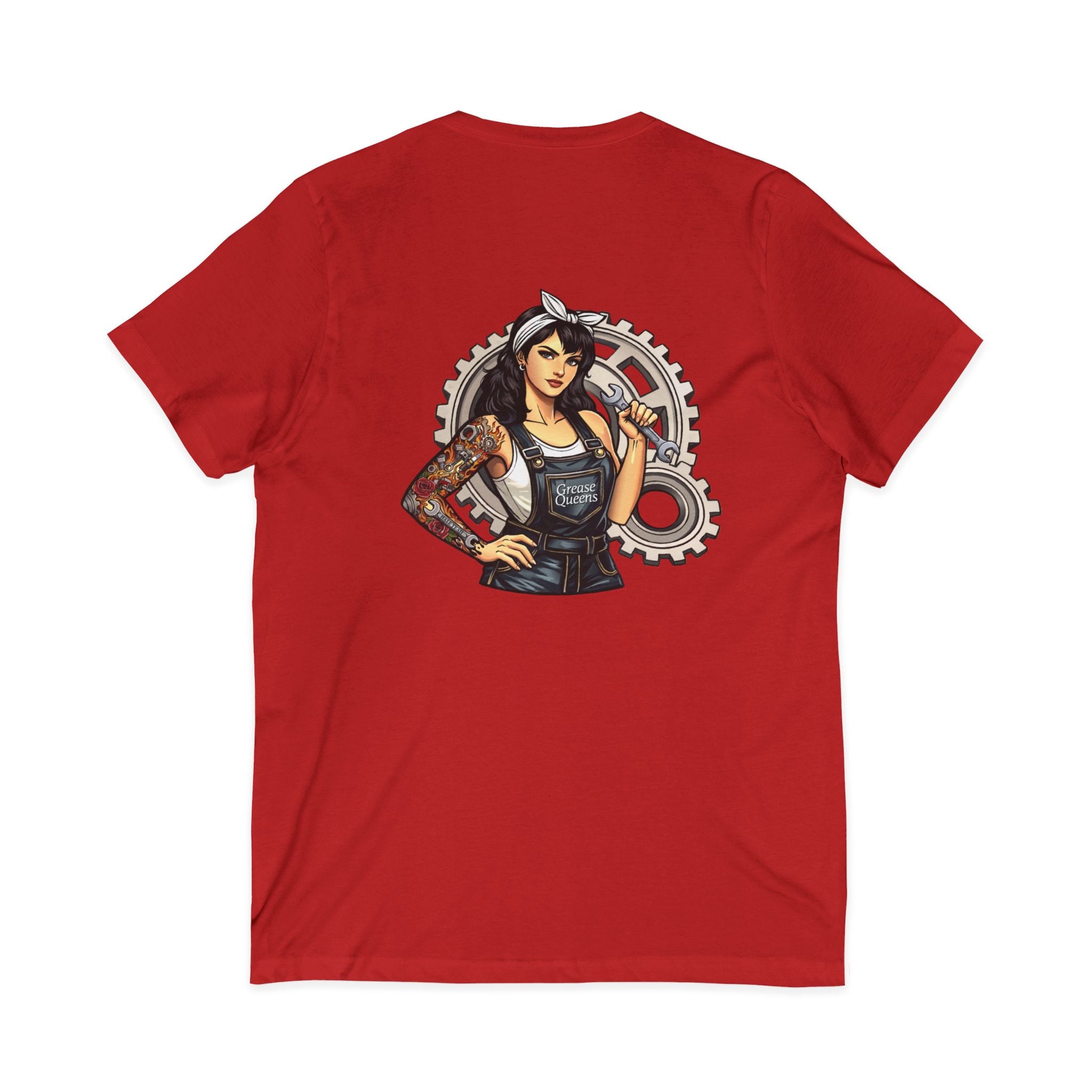 Grease Queen Drip V-neck Tee