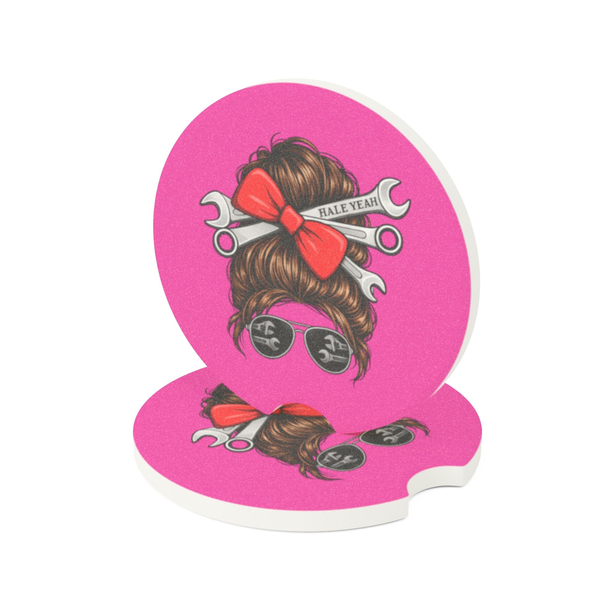 Grease Queen Soapstone Car Coaster