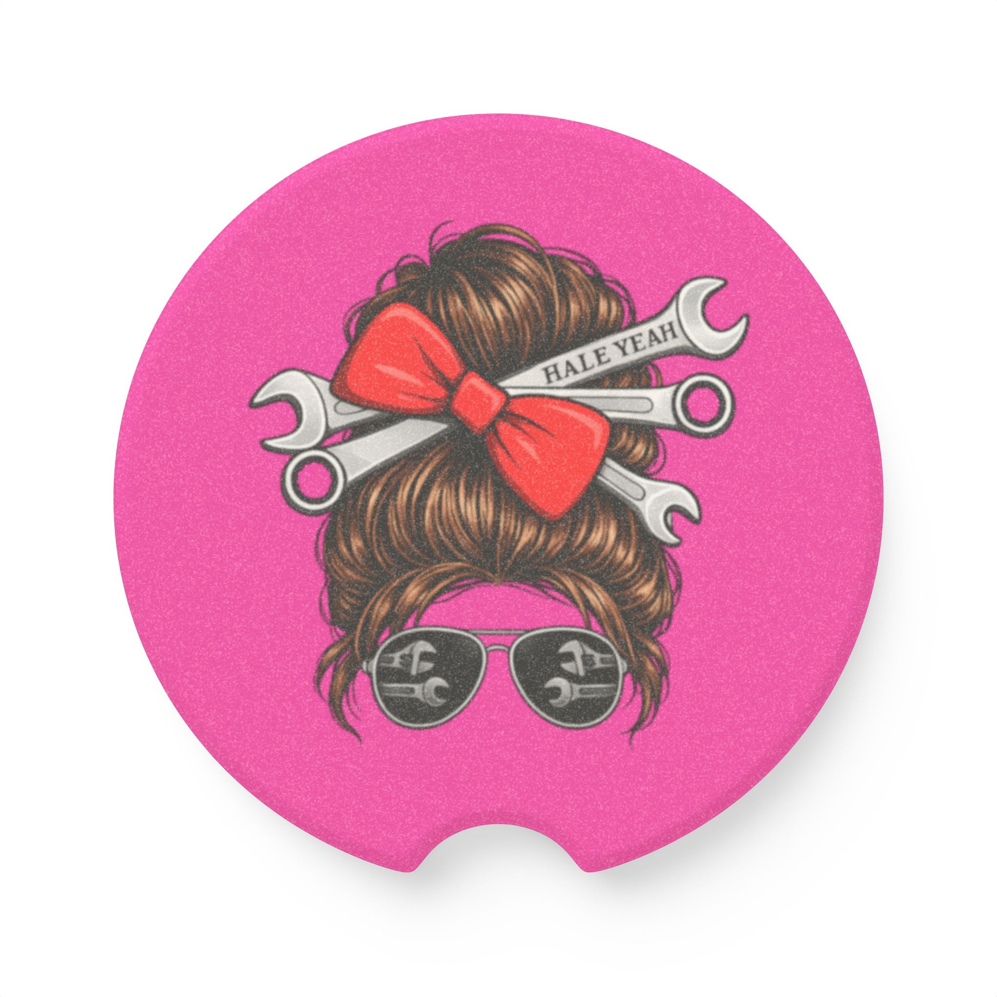 Grease Queen Soapstone Car Coaster