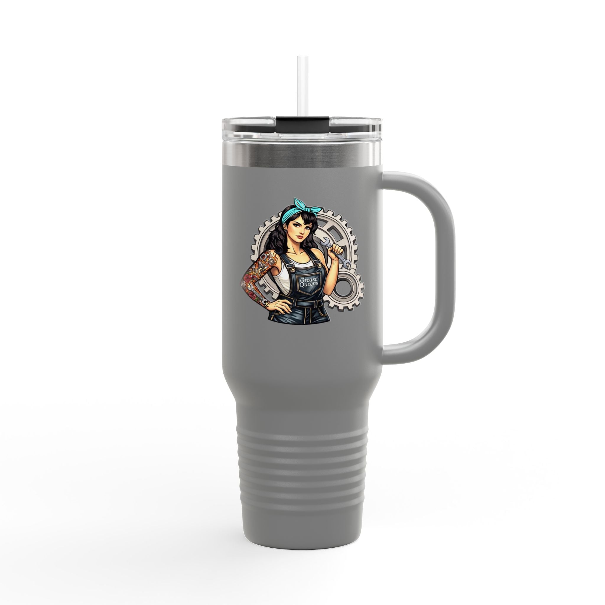 Grease Queen Insulated Travel Mug