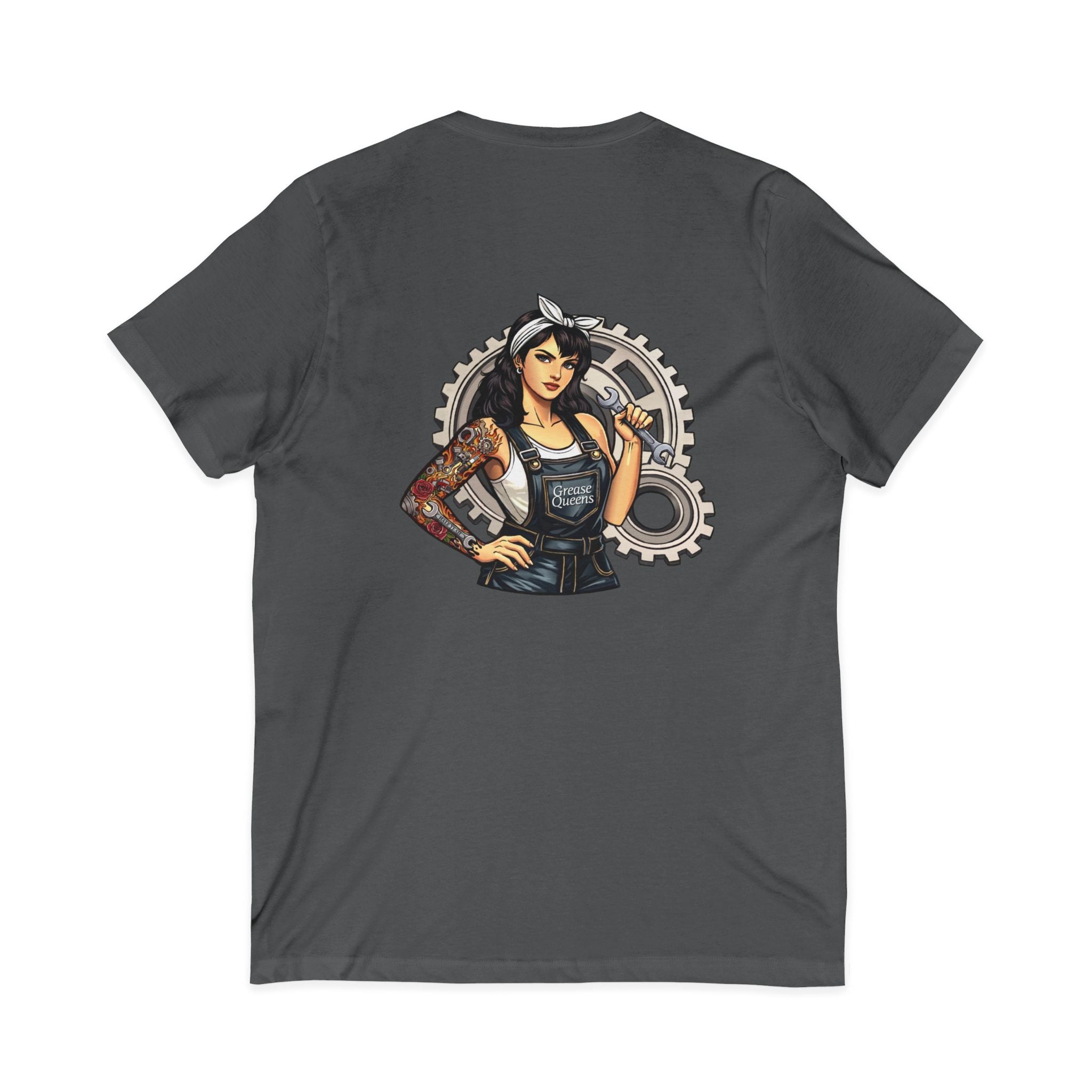 Grease Queen Drip V-neck Tee