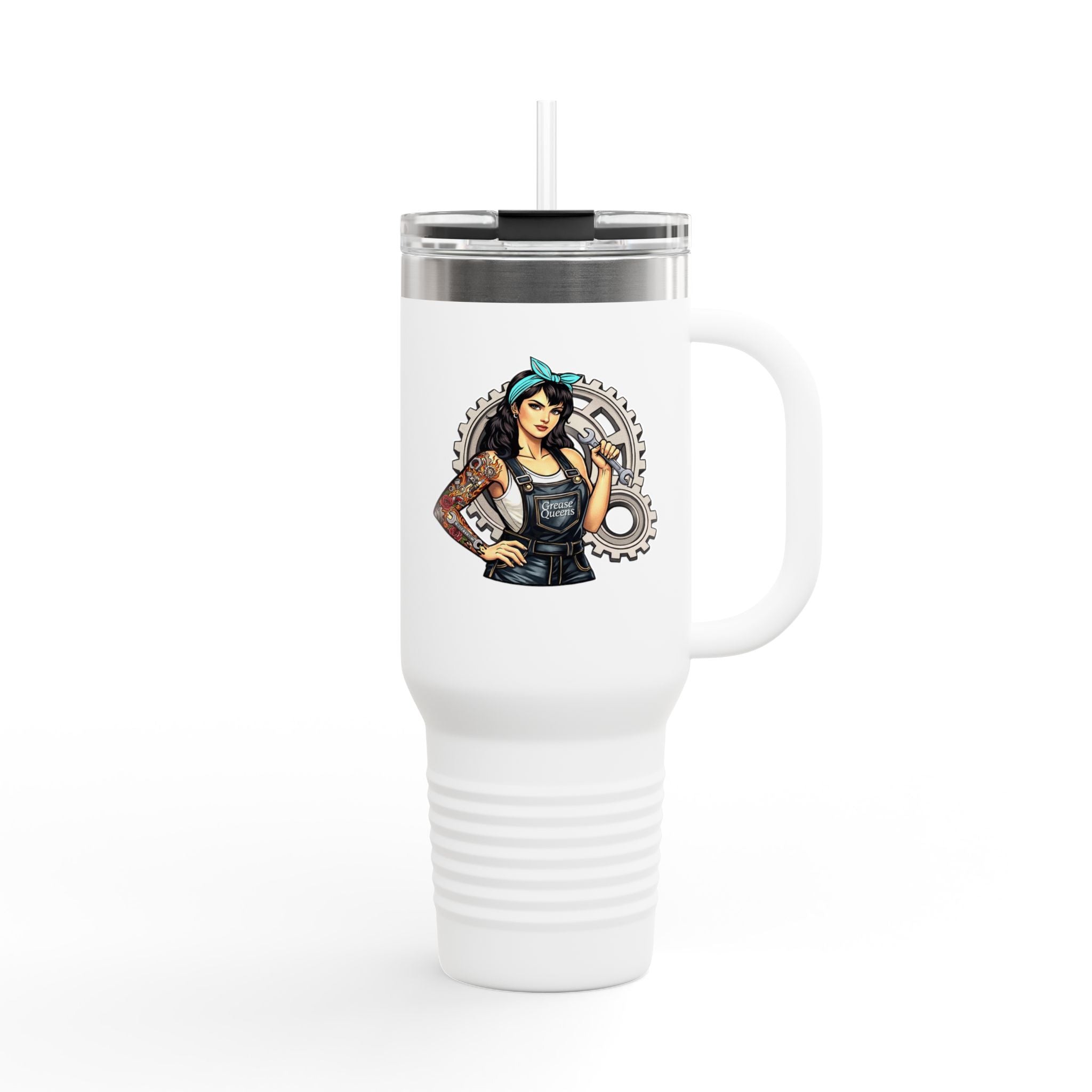 Grease Queen Insulated Travel Mug