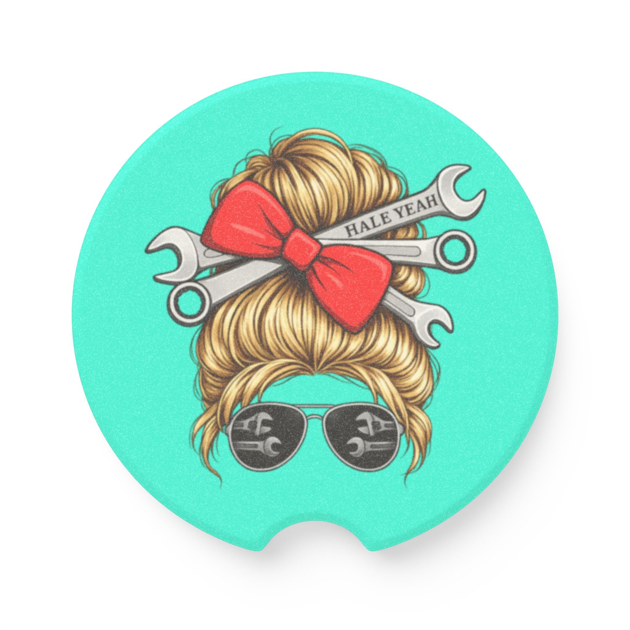Grease Queen Soapstone Car Coaster