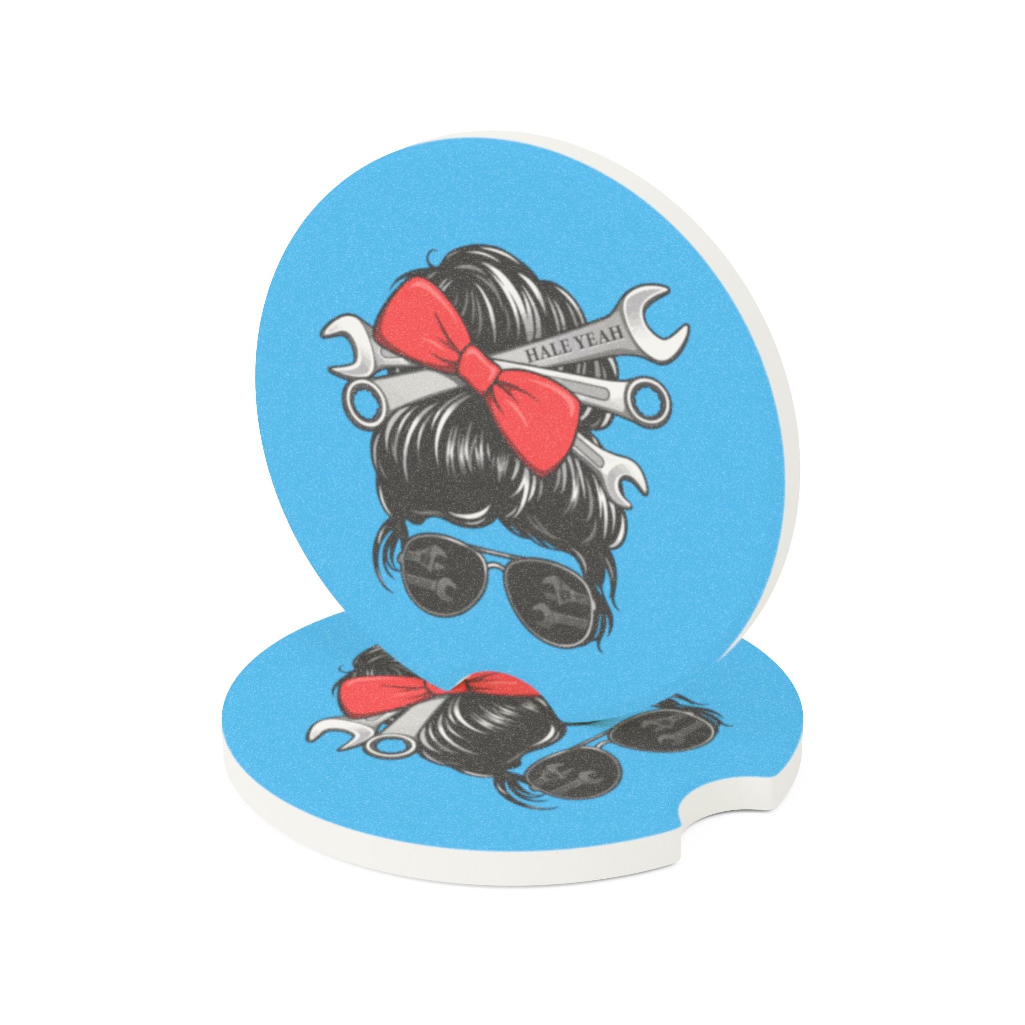 Grease Queen Soapstone Car Coaster