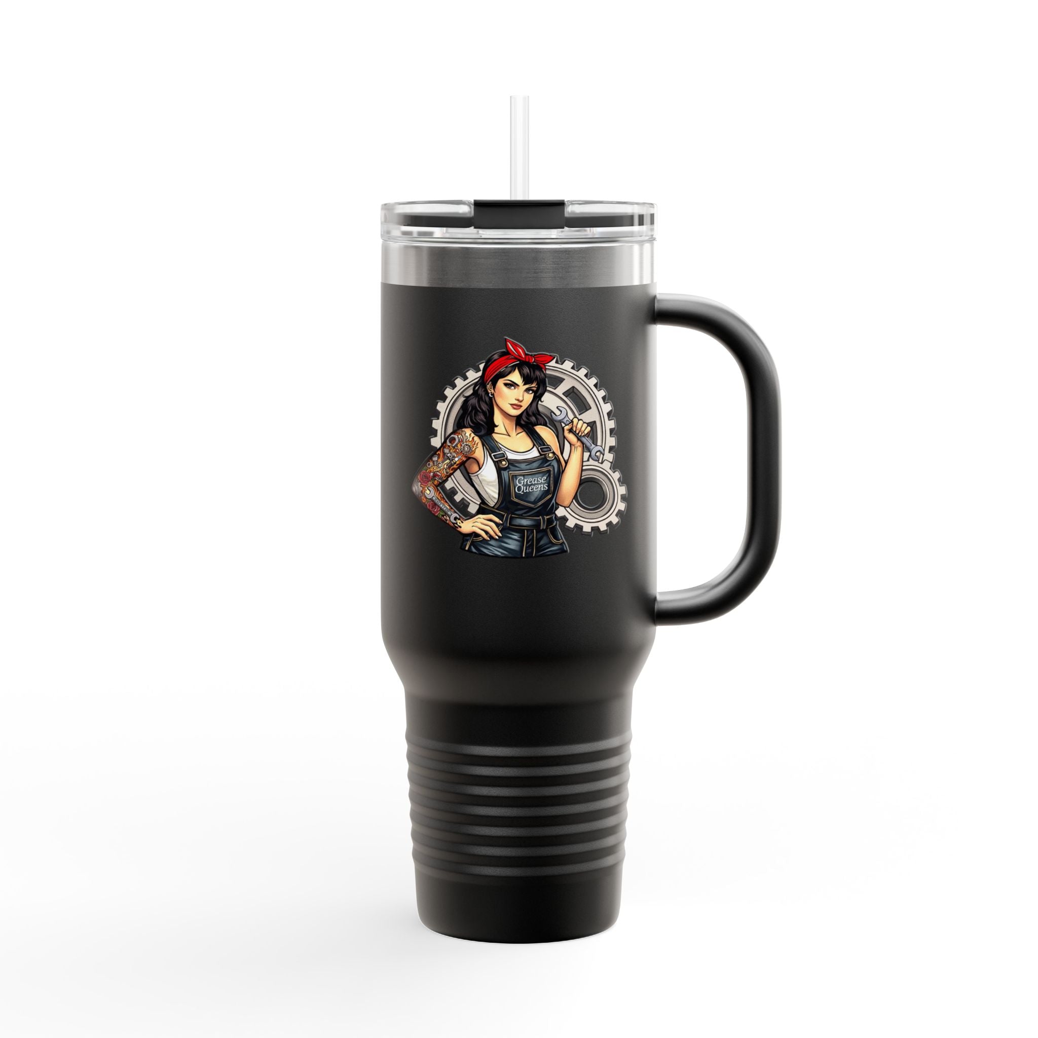 Grease Queen Insulated Travel Mug