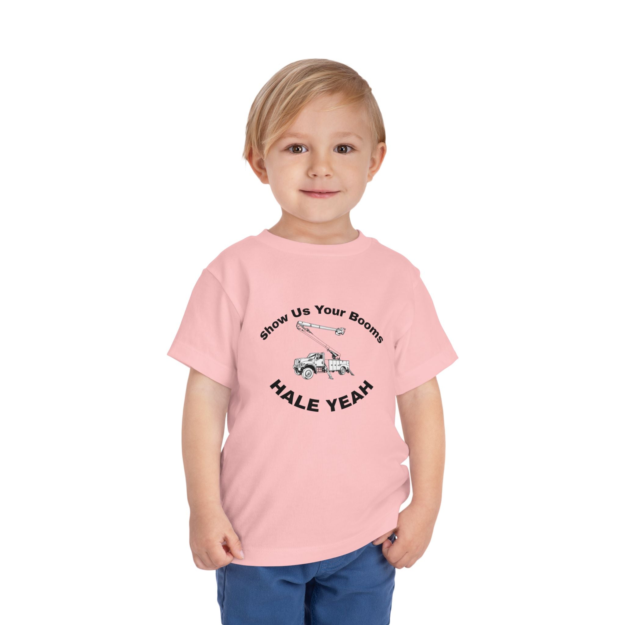 "Show Us Your Booms" Toddler Crane Shirt