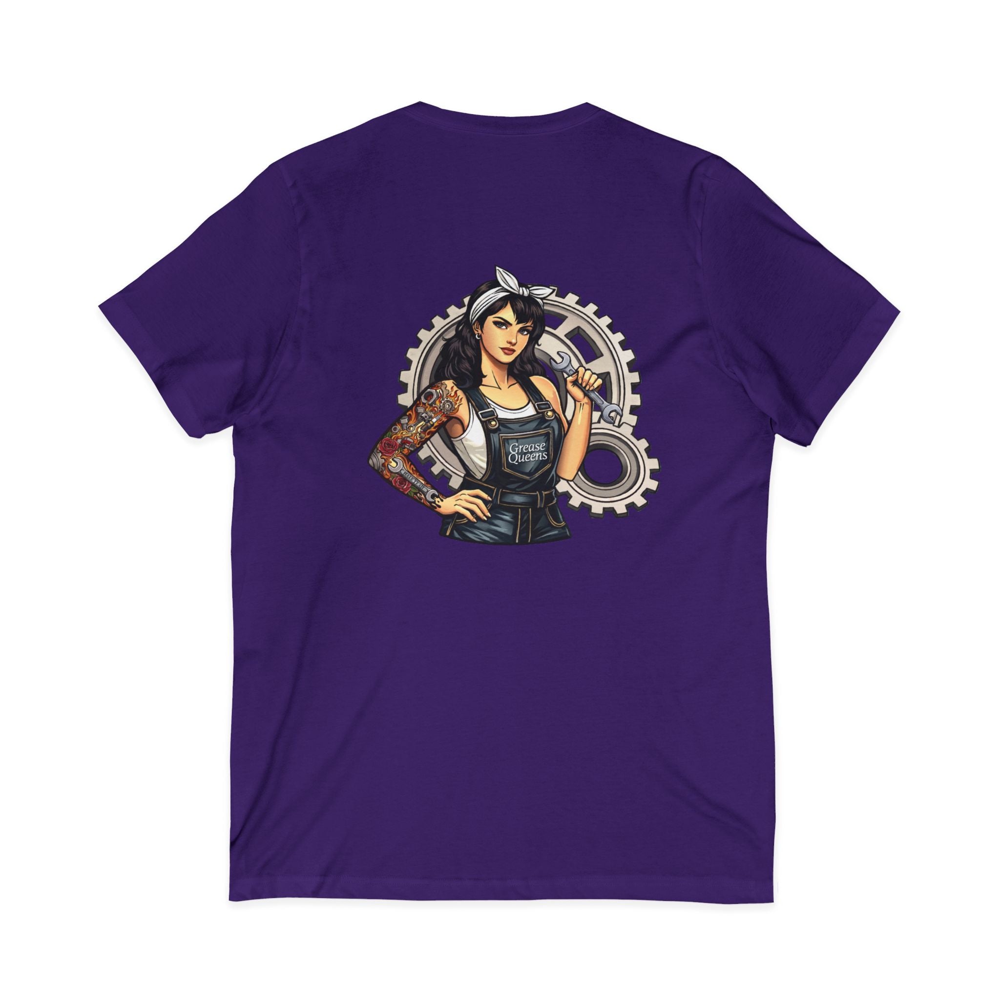 Grease Queen Drip V-neck Tee