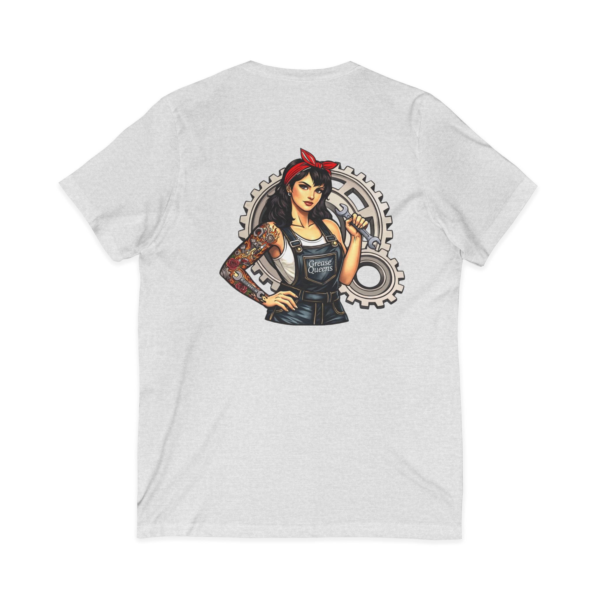 Grease Queen Drip V-neck Tee