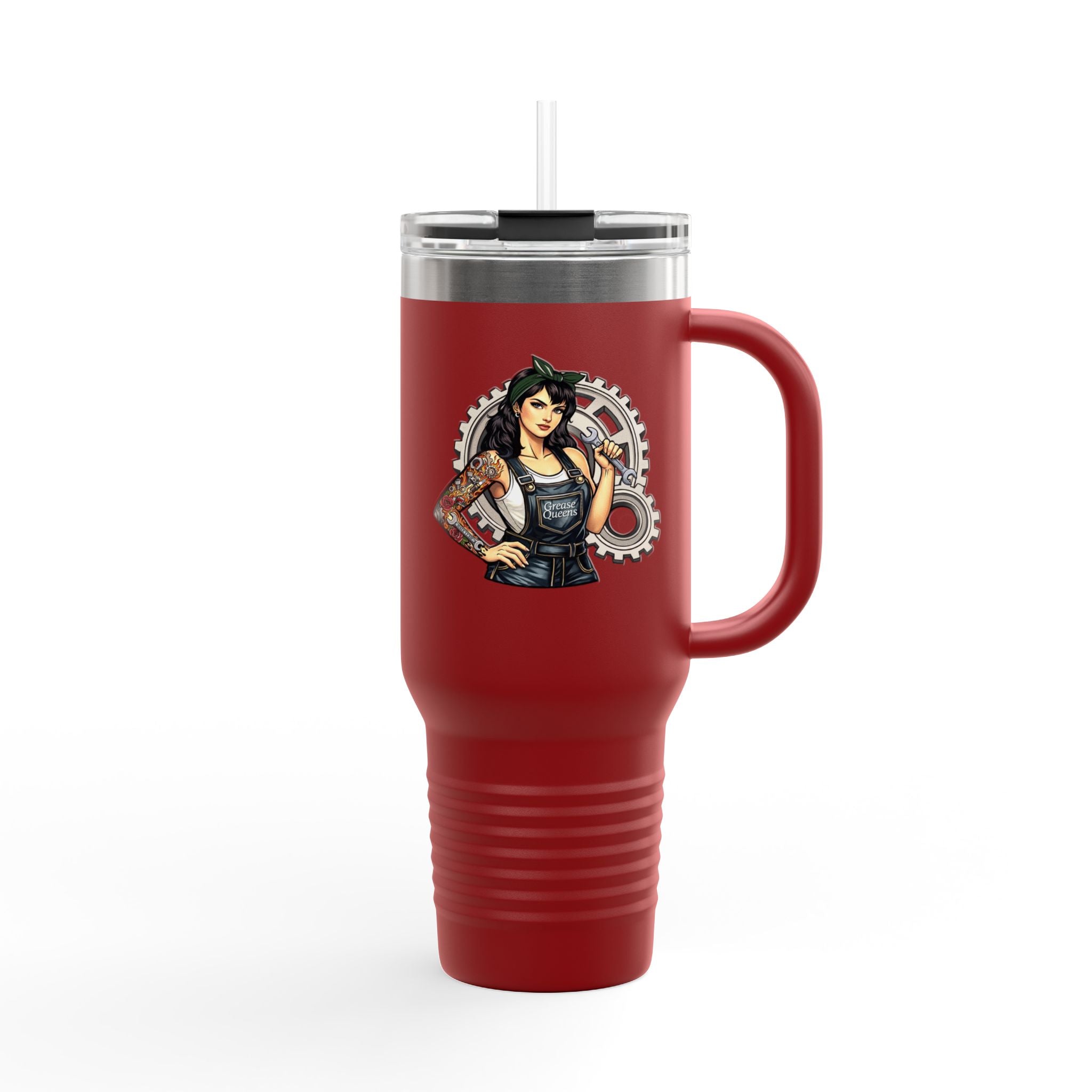 Grease Queen Insulated Travel Mug