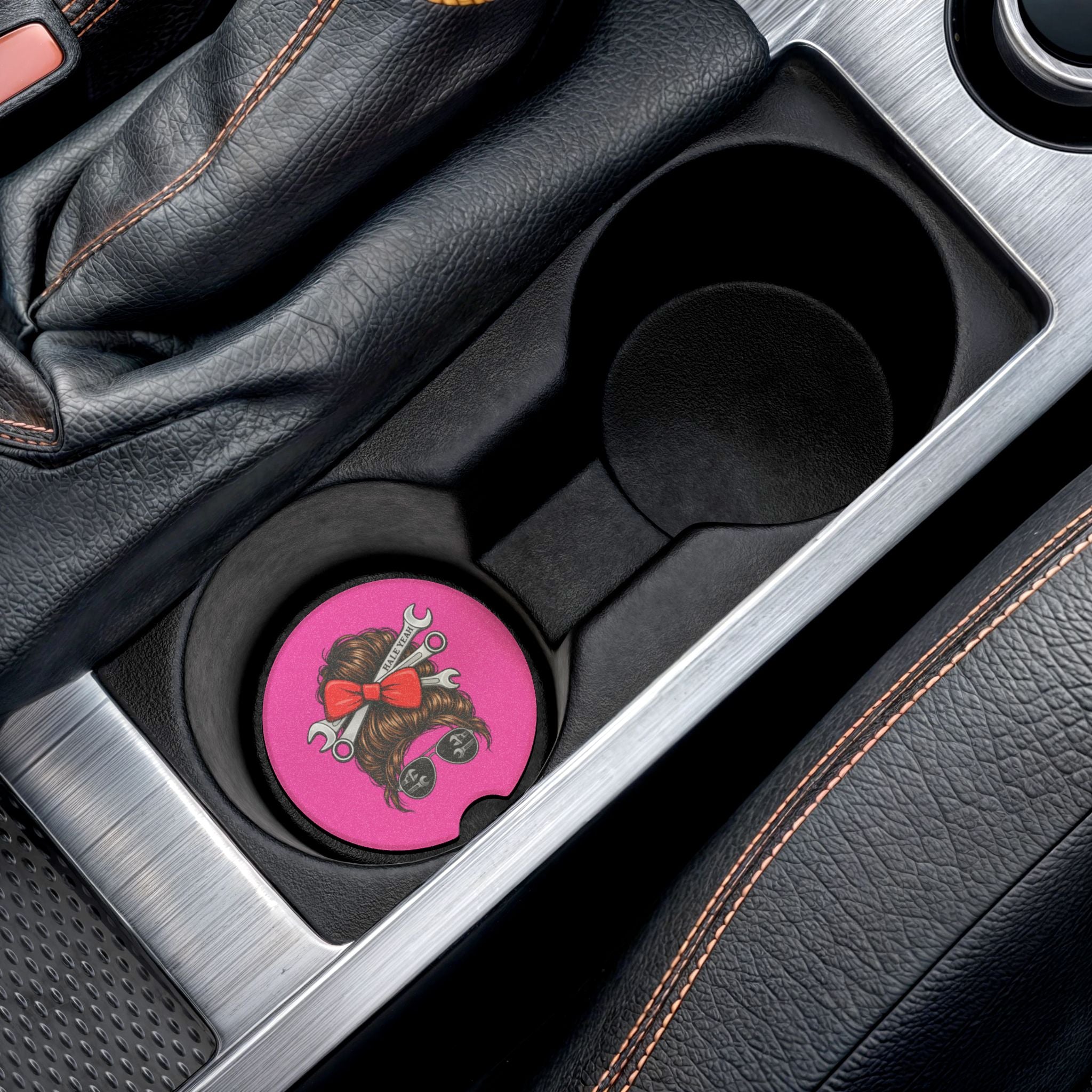 Grease Queen Soapstone Car Coaster