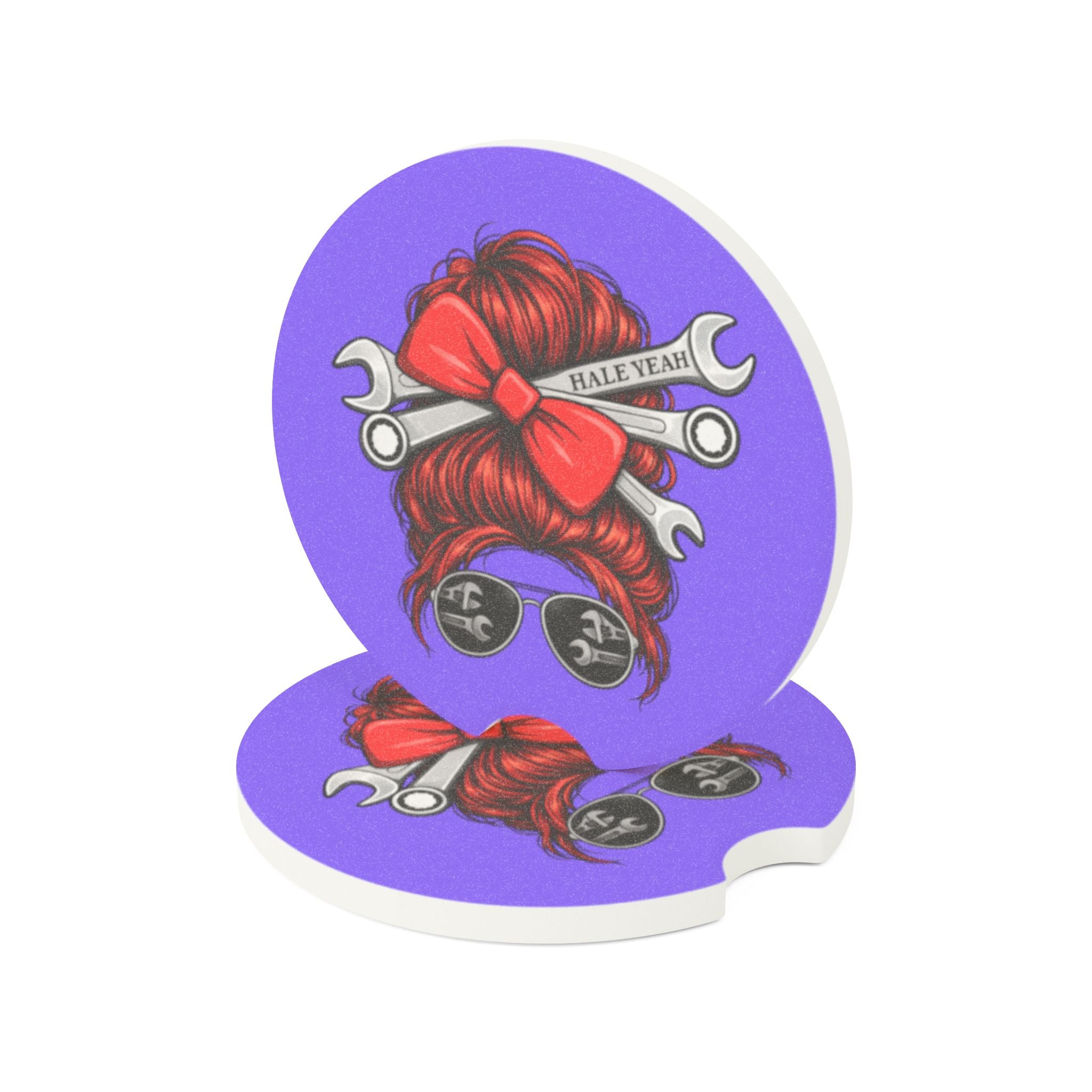 Grease Queen Soapstone Car Coaster