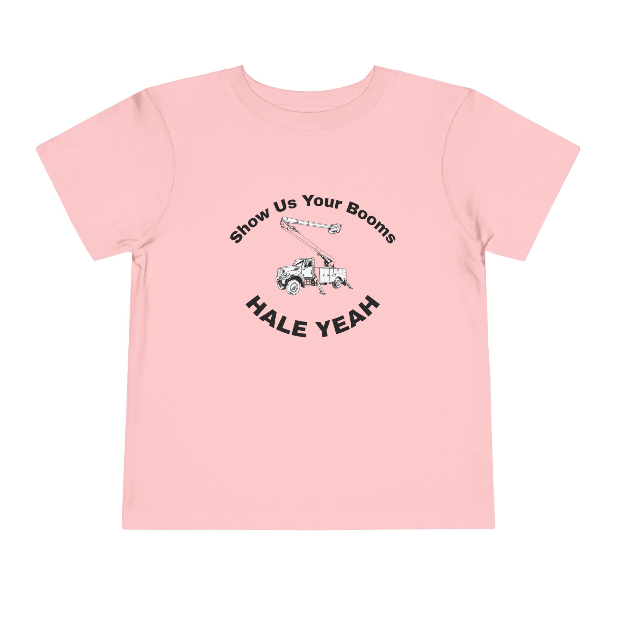 "Show Us Your Booms" Toddler Crane Shirt