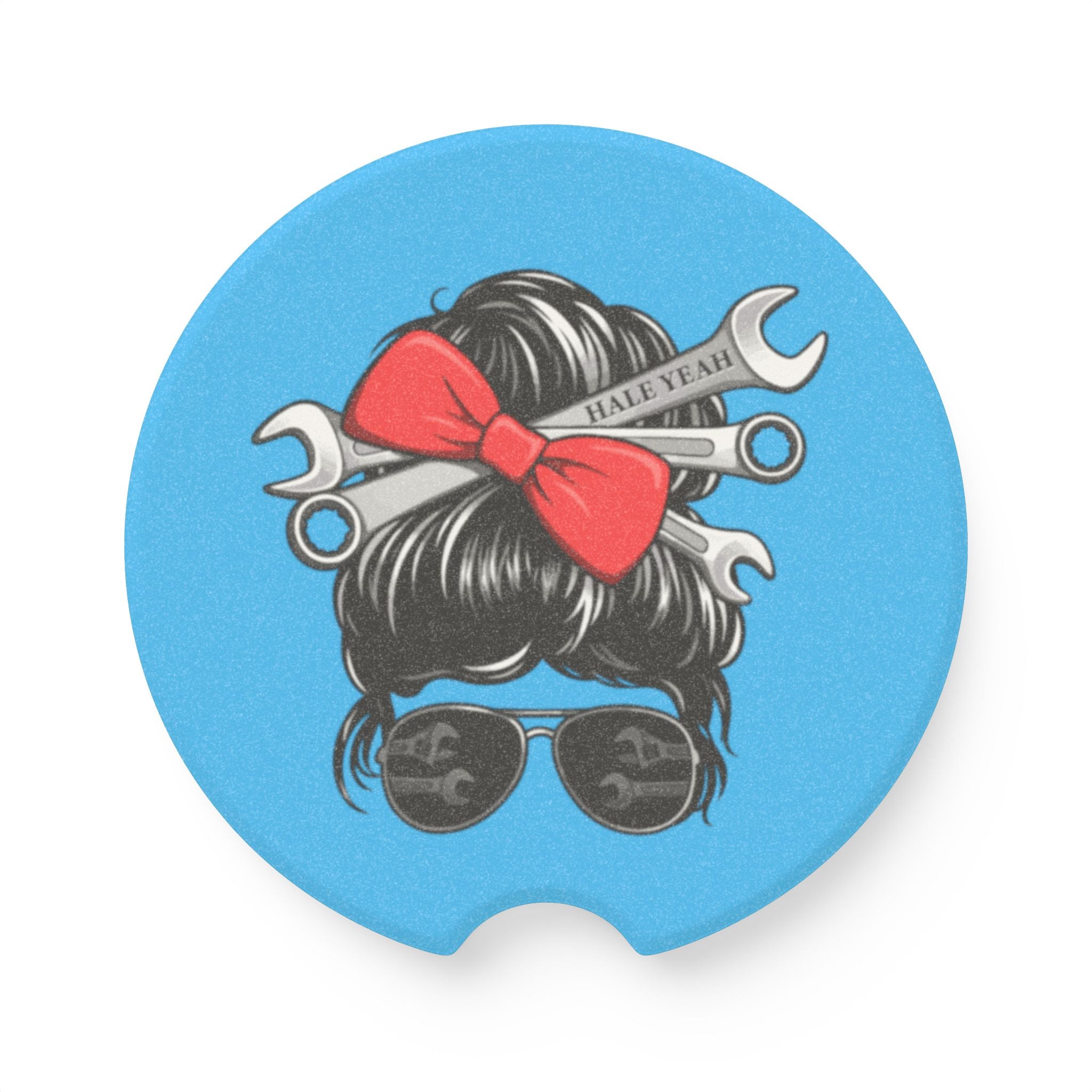 Grease Queen Soapstone Car Coaster